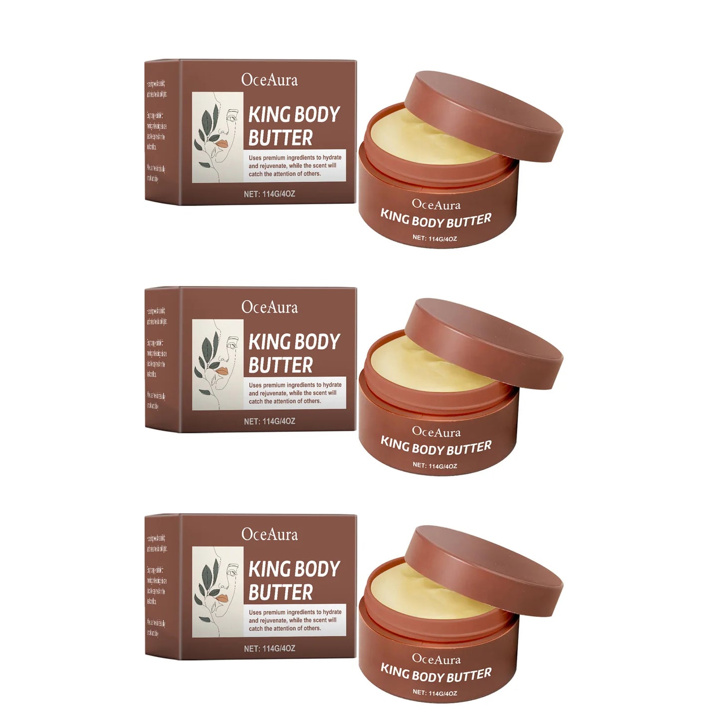 Shea Butter Moisturizing Cream Soft Smooth Skin Care Nourishing Body Butter Intense Hydration for Dry & Rough Skin Body Care