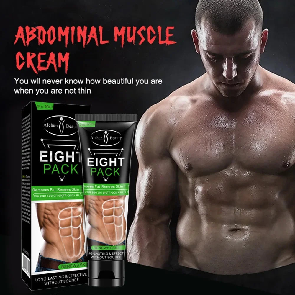 Abdominal Muscle Cream Anti Cellulite Fat Burning Abdomen Weight Loss Slimming Gel Fitness Powerful Cream Strengthening Muscle