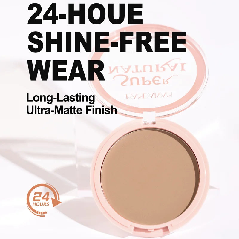 Lasting Oil Control Pressed Powder Bronzer Natural Brighten Waterproof Nude Setting Loose Translucent Powder Dupes Makeup Women