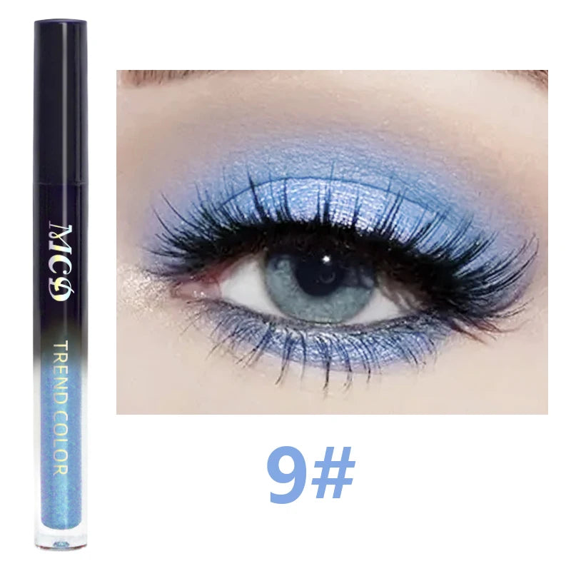 13-Shade Waterproof Liquid Eyeshadow Palette - High Shine Long-Lasting & Smudge-Proof Makeup Set for Glamourous Looks glitter