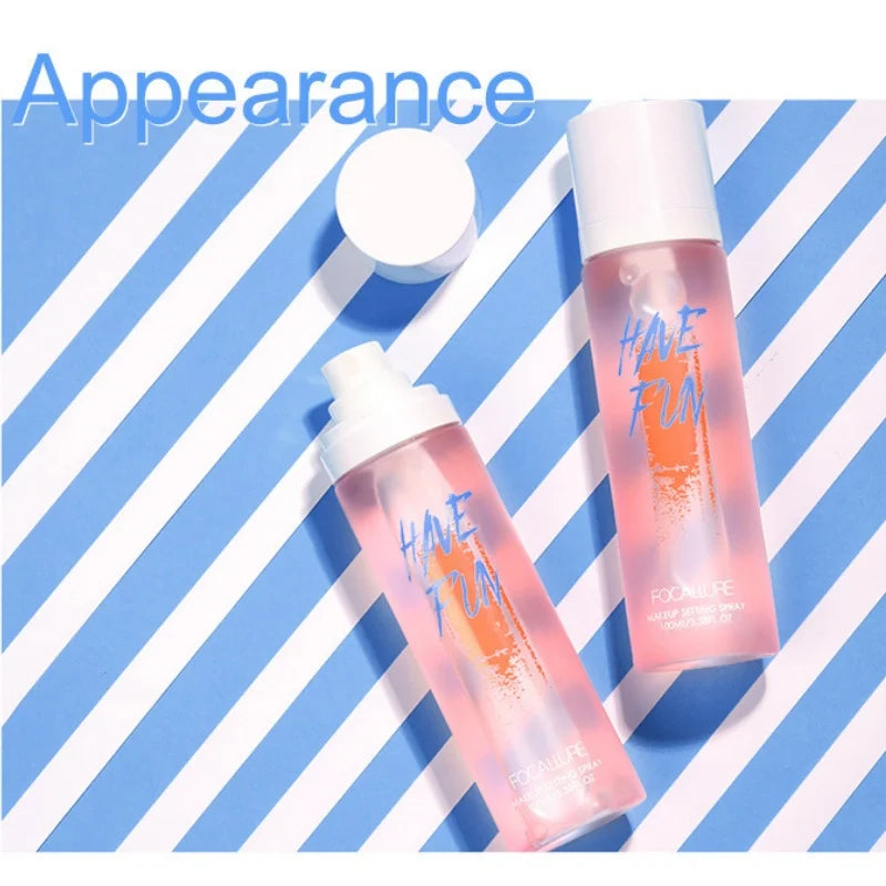 Wholesale FOCALLURE 100ml Makeup Setting Spray Oil Control Waterproof Hydrate Face Make up Finishing Spray Fixer Cosmetics