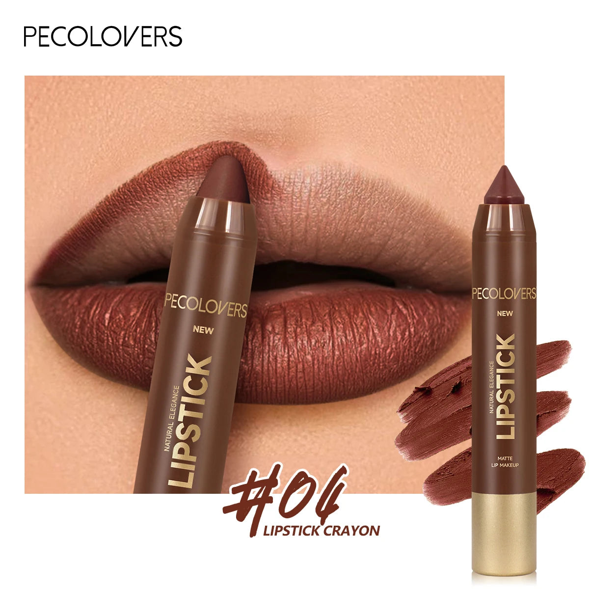 Fine Tip Lip Liner Pen – Soft Mist Matte Lip Crayon, Brown & Red Lipstick Pencil, Lip Contouring, Outline Tint Cosmetic