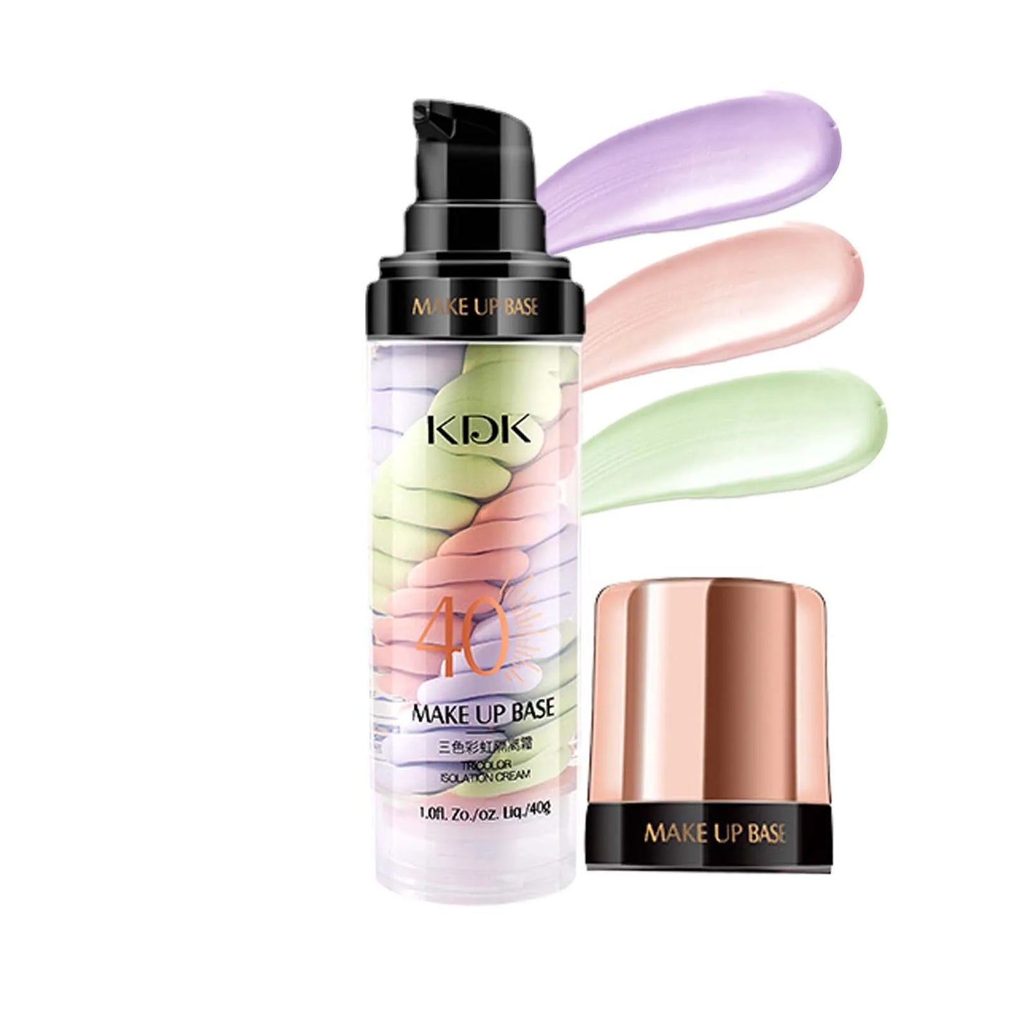 3color Sunscreen Isolation Cream Anti-UV Moisturizing Makeup Primer Face Contour Concealer Base Cream Brighten Even Skin Color