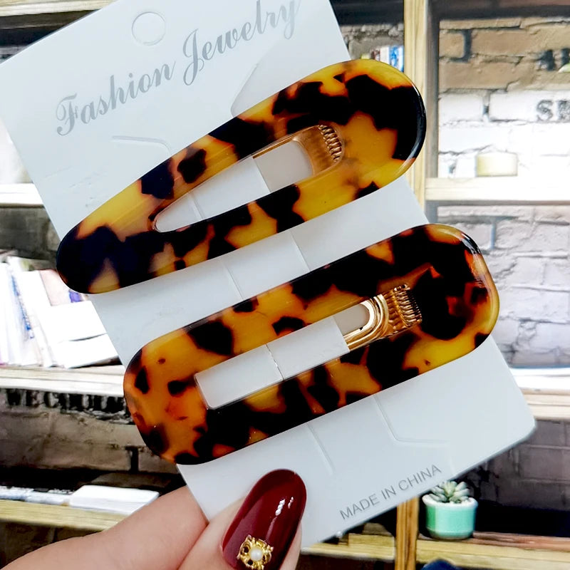 2/3pcs Hair Clip Set Acetate Hairpin Women Hair Accessories Jewelry Korean Femme Barrettes Hairgrip For Woman Girls Headwear