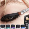 Rich Color Rendering Eyeliner Cream,Smudge Proof Waterproof Easy Coloring Makeup Cosmetic,( Brown, Blue Purple, Green And Black)