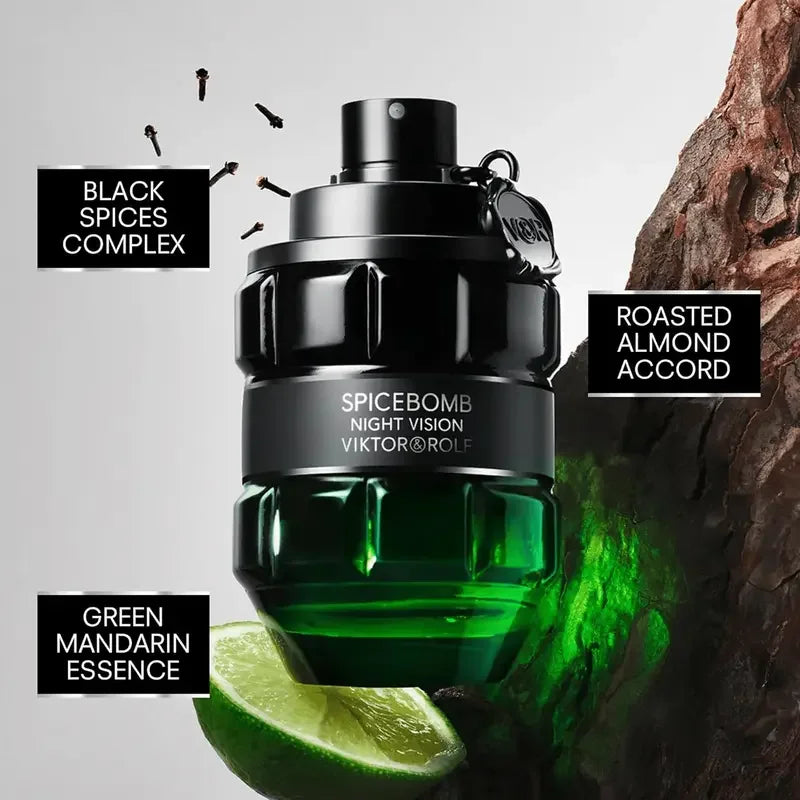 Viktor & Rolf Boom! Men's Perfume - Spicy Wood Mixed With Amber and Vanilla, 3.4 Ounces, Lasting Fragrance, High-quality Men's