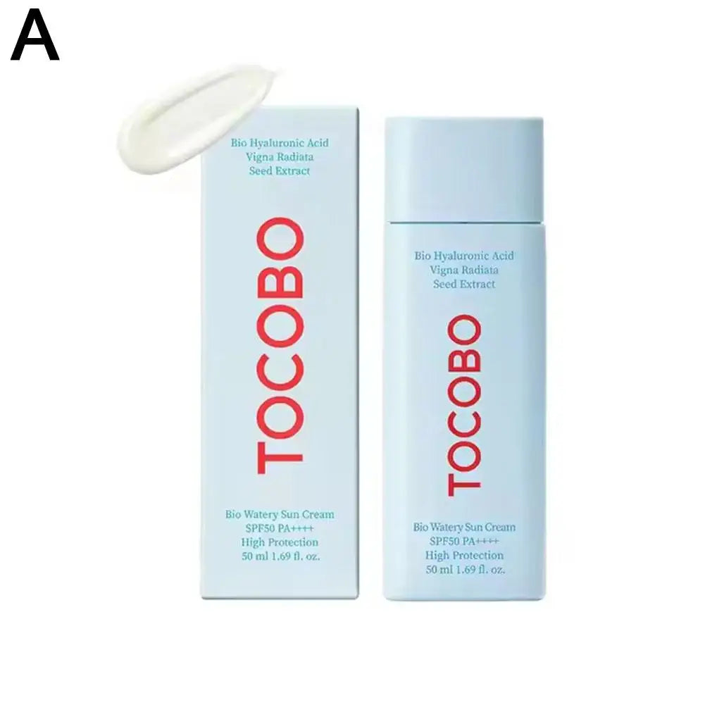 Tocobo SPF50+ Sunscreen Natural Cotton Sunblock Moisturizing Strong UV Violet Non-greasy Sun Protection Refreshing Skin Care