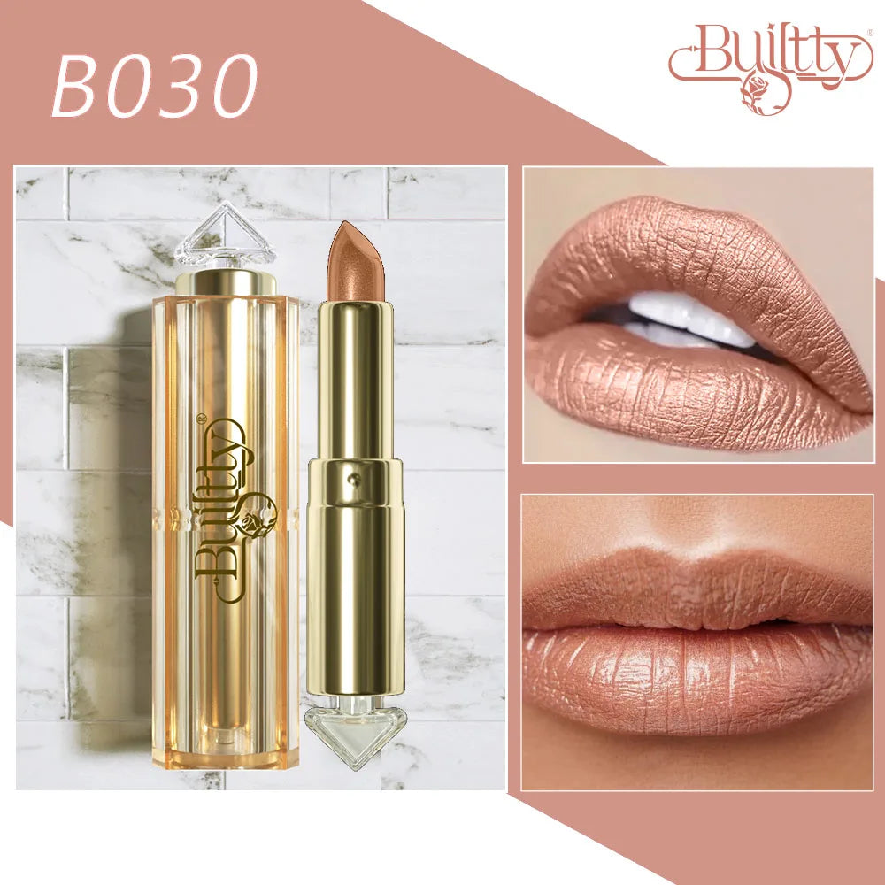 12 Colors Magic Pink Glitter Lipstick Matte Gliter Shimmer Super Finish Matte Velvet Waterproof Glitter Lipsticks