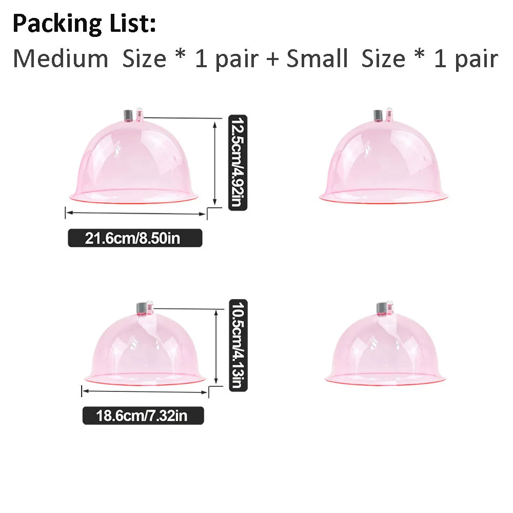 Suction Buttocks Lifting Cups Vacuum Butt Lift Improve Flat Sagging Buttocks Hip Plumping Jar