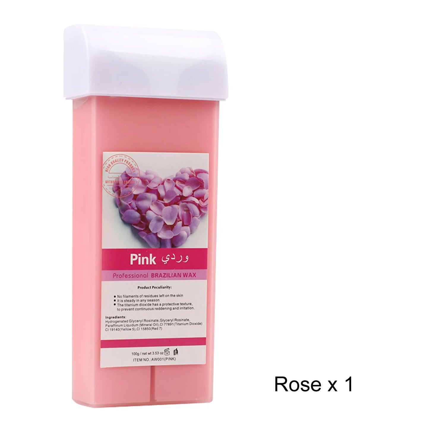 Roll on Wax Refill Painless Wax Roll On For Hair Removal Depilatory Wax Warmer Cartridge For Aloe Wax  Bikini Body Hair Removal