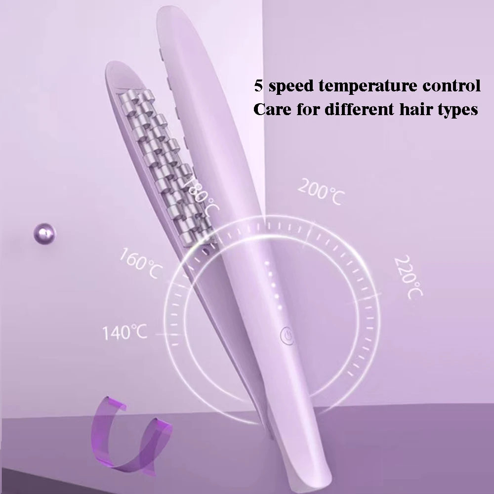 Fluffy Curling Iron Corn Beard Perm Grid Splint Electric Hair Root Negative Ion Curler Hair Styling Tools