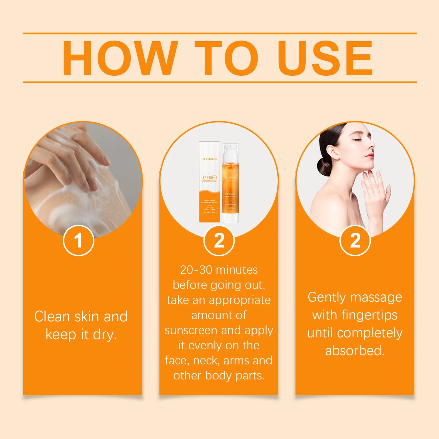 Body moisturizer Sunscreen Prevent Sunburn Reduce Tanning UV-Resistant Stable Condition Oil Control Efficient Sunscreen Spray