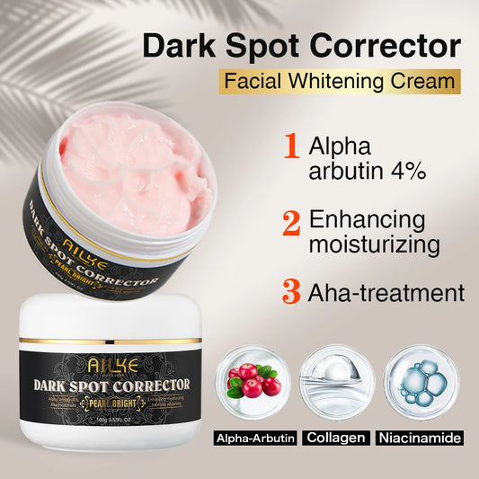AILKE Collagen Skin Care Kit, Reduce Spots, Whitening, Even Skin Tone, For Dark Skin, Black Skin, African Skin, Caramel Skin