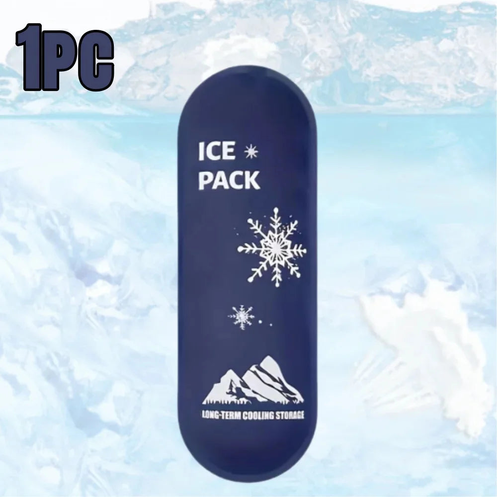 1/6pcs Insulin Gel Ice Bag Reusable Cooling Bag Refrigerated Ice Strip Cold Insulation Ice Pack for Pain Relief Medicine Storage