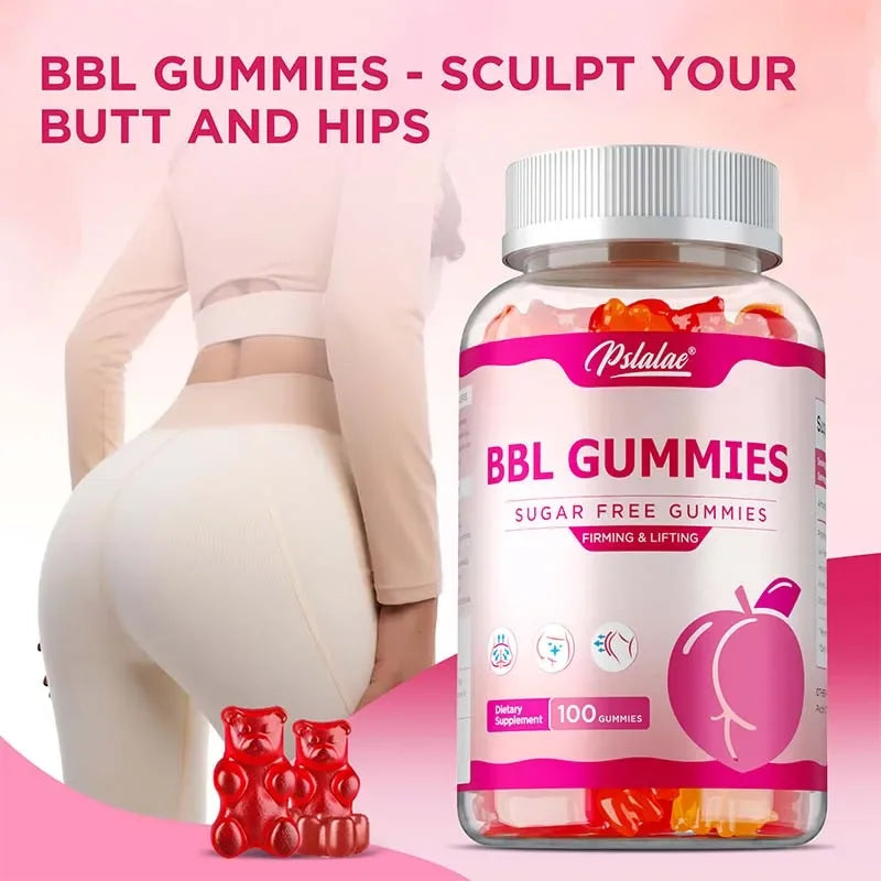 BBL Gummies - Increase Natural Curves, Promote Buttock Growth, Reduce Fat Mass and Sagging