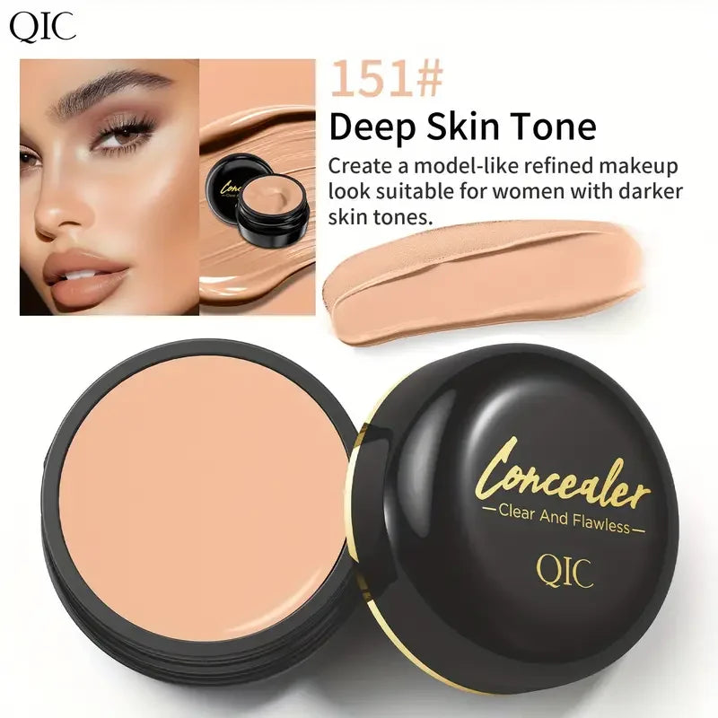 Full Coverage Concealer-waterproof,for Covers Skin Blemishes and Wrinkles and Tattoos,Regulates Skin Tone,Face Concealer Makeup