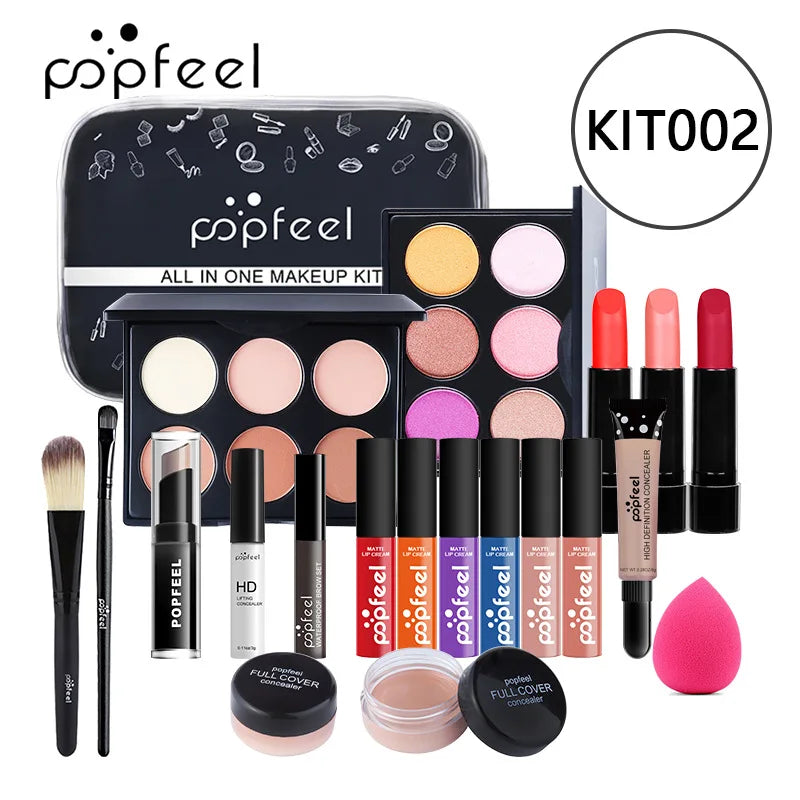Makeup Set Foundation Eyeshadow Makeup Brush Student Newcomer Full Makeup Gift Box Makeup Set 27 Pieces Christmas Birthday Gift