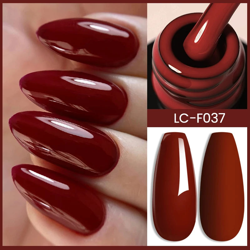 LILYCUTE Thermal Nail Gel Polish 3 Layers Temperature Shiny Color Changing Series Semi Permanent Soak Off UV Nail Gels Polish