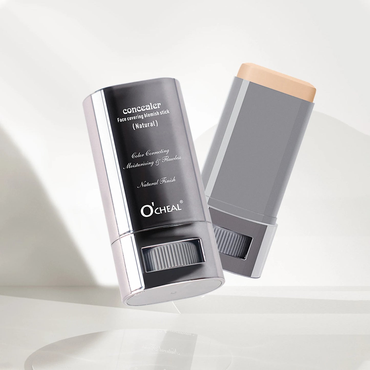 Ocheal Face Foundation Contour Stick Long-wear Lightweight Brighten Stick Face Concealer Blemish Contouring Beauty Makeup
