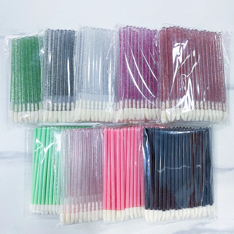 wholesale 50/100pcs Disposable Eyelash Brush Mascara Applicator Wand Eyes Lip Cosmetics Brushes Extension Cosmetic Make up Tools