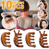 2025 New Natural Sandalwood Head Massage Five Teeth Comb Whale Comb Scalp Scraping Massager Body Massage Tools Neck Massager