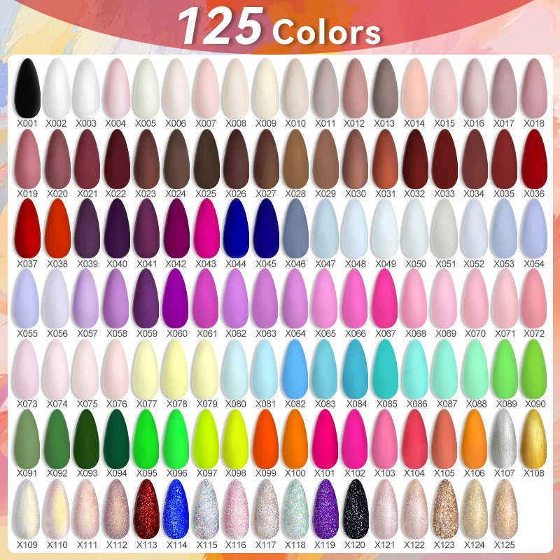 LILYCUTE 6PCs/Set Gel Nail Polish Set Kit Glitter Nail Gel Sequin Vernis Semi Permanent For Manicure Varnish UV LED Nail Art Gel