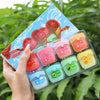4/6/8pcs Fruit Series Lip Balm Set Set Moisturizing Refreshing Non-sticky Anti-Cracked Lip Mask Vaseline for Lips Makeup