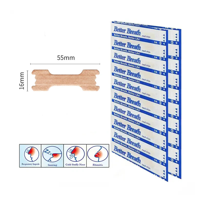 Ventilation Breath Nasal Strips Right Aid Stop Snoring Nose Patch Good Sleeping Patch Physical Expansion Breathable Pads