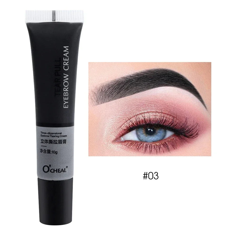 Professional Eyebrow Gel – Waterproof, Sweatproof, Long-Lasting Peel-Off Tint for Natural, Defined Brows