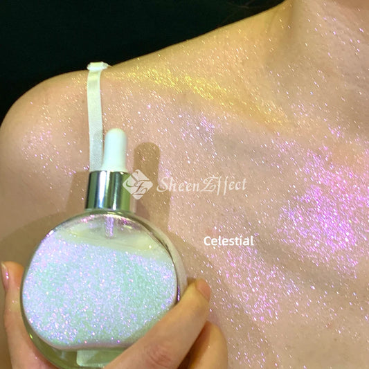 Sheeneffect Glitter Body Face Diamond Dry Oil Body Glitter Highlighter Body Shine Glitter Makeup For Face