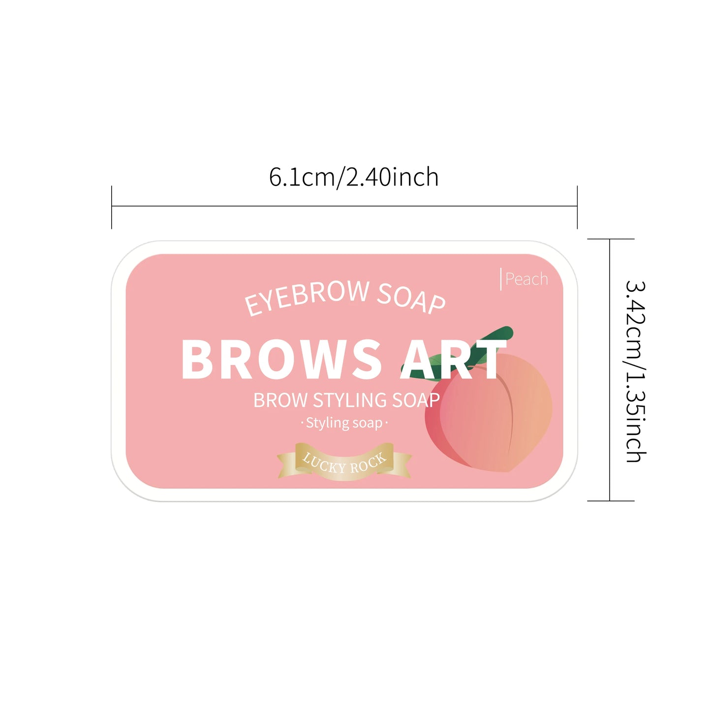 4-color eyebrow styling wax, styling gel, waterproof, natural, long-lasting, transparent eyebrow soap, eyebrow styling cream