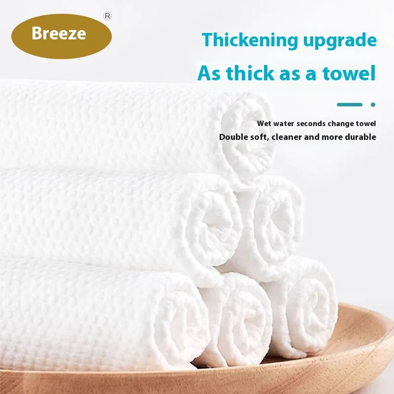 Hanging Face Wash Towel Disposable Cotton Towel Absorbent Lint Free Extractable Wall Mounted Face Towel Makeup Remover Towel