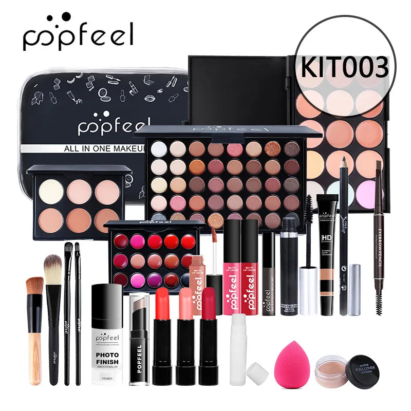 Makeup Set Foundation Eyeshadow Makeup Brush Student Newcomer Full Makeup Gift Box Makeup Set 27 Pieces Christmas Birthday Gift