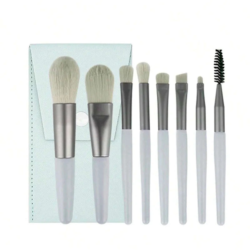 8Pcs Makeup Brush Set Makeup Concealer Brush Blush Loose Powder Brush Eye Shadow Highlighter Foundation Brush Beauty Tools