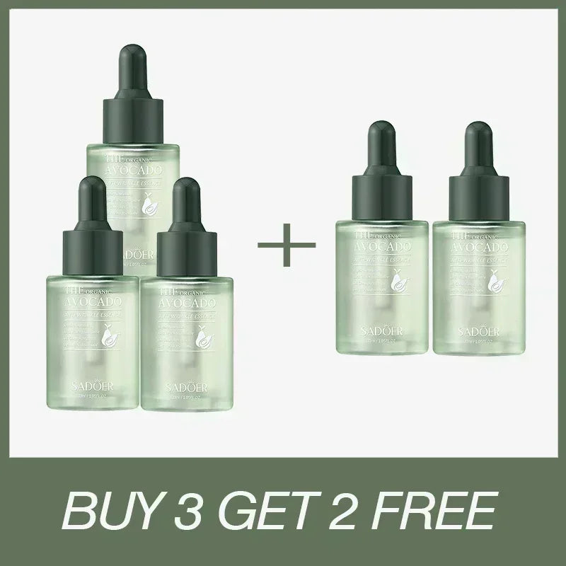Avocado Face Essence Organic Shea Butter Moisturizing Anti-Aging Whitening Repairing Nourish Smooth Facial Serum Skin Care
