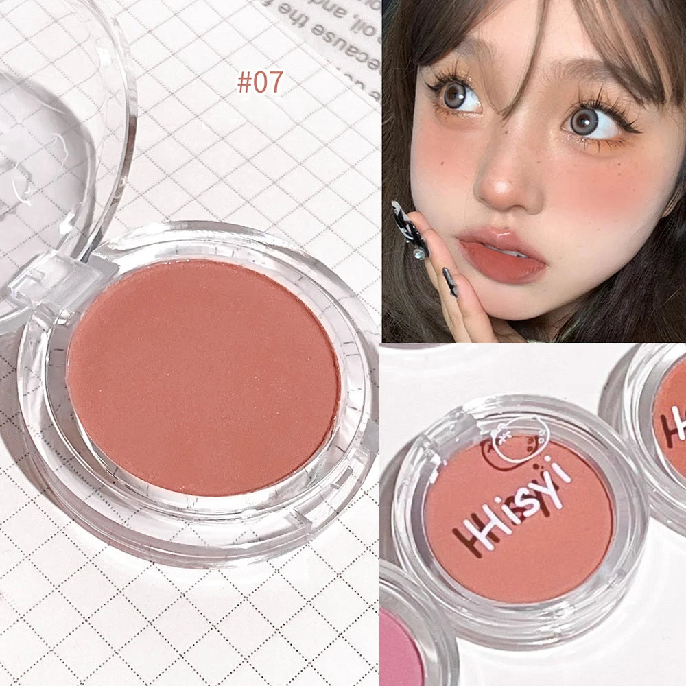 Monochrome Blush Palette Rose Orange Soft Mist Girl Blusher Powder Natural Face Makeup Matte Peach Rouge Contour Shadow Palette