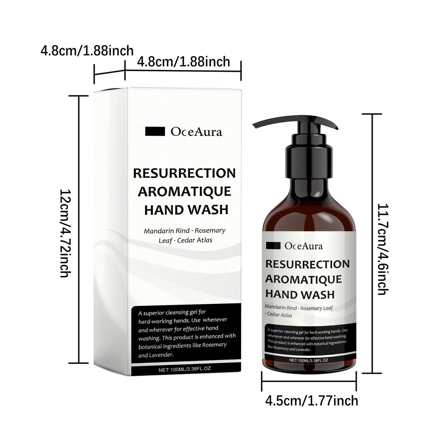 Aromatic Hand Sanitizer Deep Cleaning Removes Dirt Moisturizing Non-Irritating Gentle Hand Skin Smoothing Brightening Hand Wash