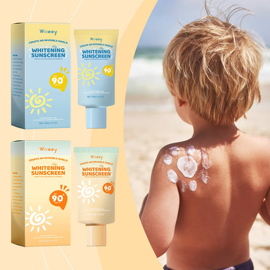 Children UV Protection Cream Lasting Sun Block Isolation Brightening Refreshing Oil Control SPF 90+Moisturizing Sunscreen Cream