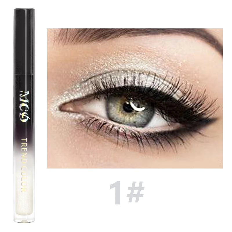 13-Shade Waterproof Liquid Eyeshadow Palette - High Shine Long-Lasting & Smudge-Proof Makeup Set for Glamourous Looks glitter