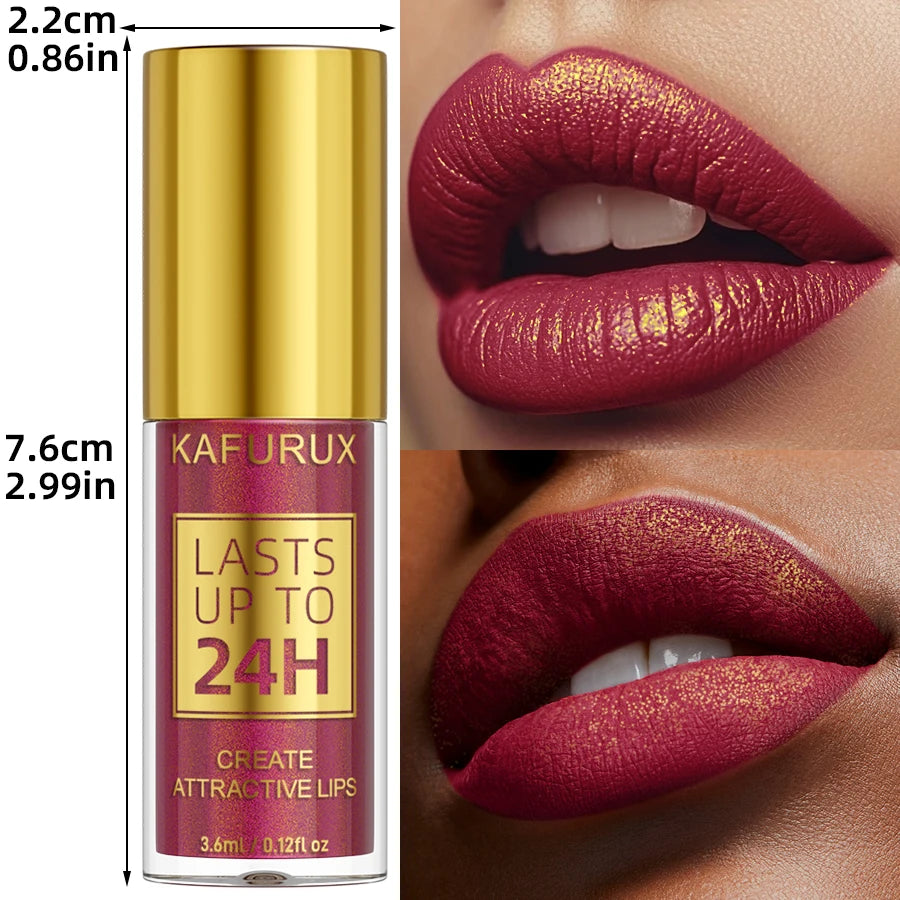 14-Color Glitter Metallic Lip Glaze – Shiny, Long-Lasting, Waterproof Lip Gloss, Liquid Lipstick, Lip Oil, Lip Tint, Gift for Women
