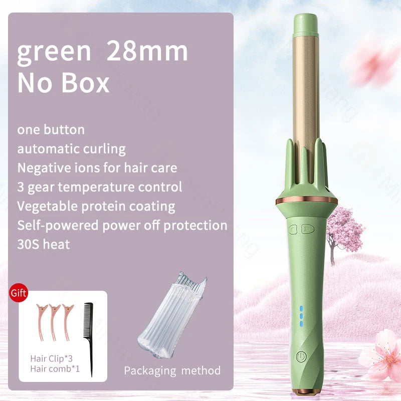 Automatic Hair Curler 28mm/32mm Large Wave Curling Iron Anion Fast Heating Professional Styling Curlers Curling Wand Hair Waver