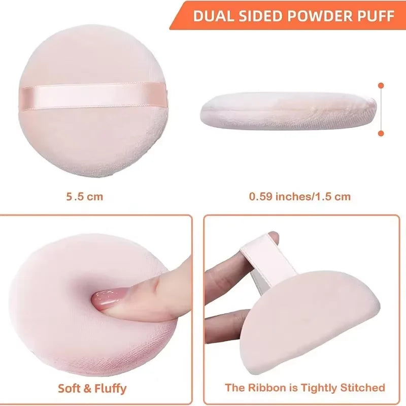 5/10Pcs Round Makeup Sponges Cosmetics Tools Soft Velvet Powder Puff Blender Sponges Facial Foundation Puff Make Up Accessories