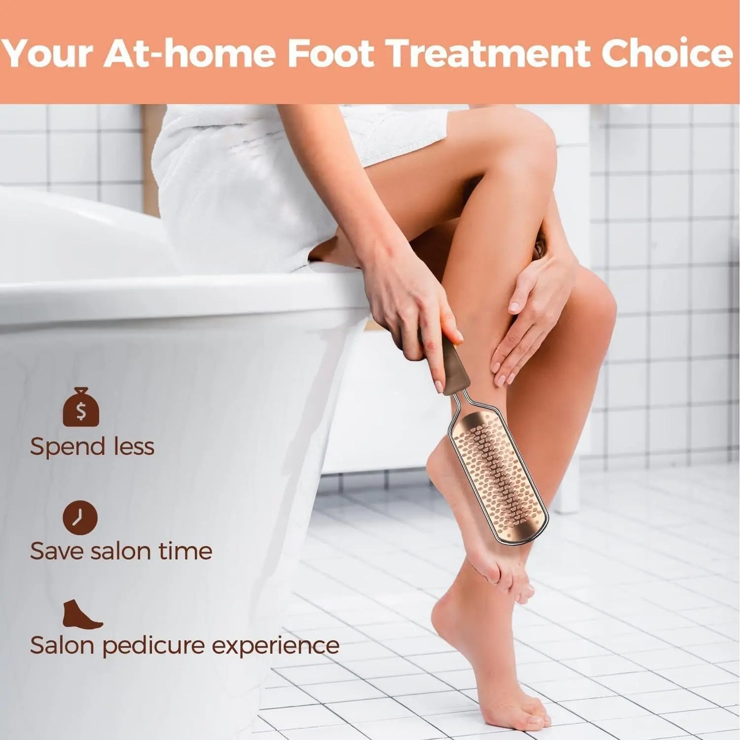1pc Foot File Foot Scrubber Pedicure Callus Remover for Feet Easkep Professional Grater Rasp Foot Scraper Corns Callous Removers