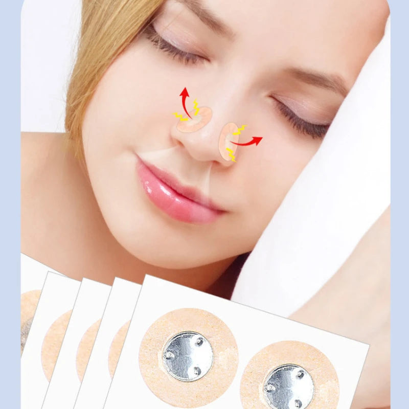 10/120pcs Nose Strips Pack of Anti-Snoring Nose Strips Magnetic Nose Strips Intake Breathing Nasal for Busines