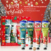 Christmas Hand Cream and Lip Balm Set, 4 hand creams and 4 lip balms, nourishing lip mask, moisturizing formula, gentle care
