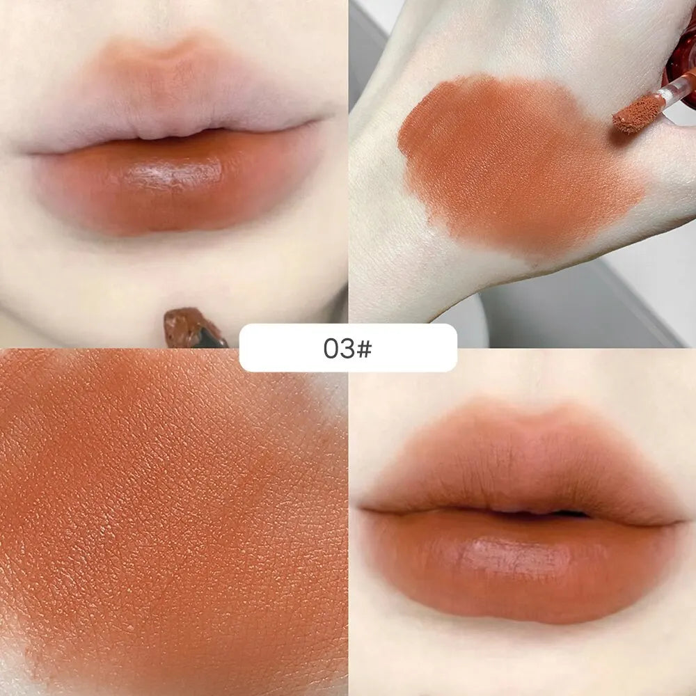 Artistic Soft Mist Mousse Lip Glaze – Velvet Matte Lipstick, Long-Lasting, Non-Sticky Cosmetic Lip Makeup