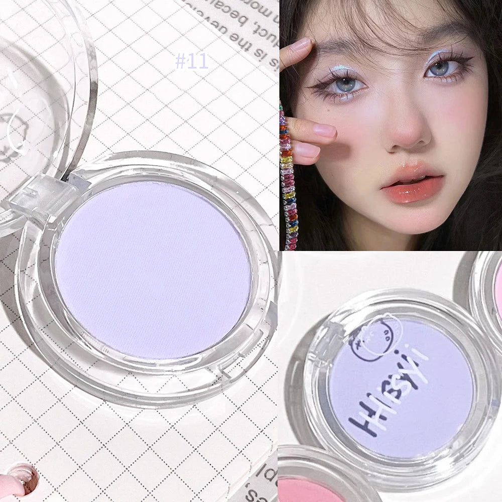 Monochrome Blush Palette Rose Orange Soft Mist Girl Blusher Powder Natural Face Makeup Matte Peach Rouge Contour Shadow Palette