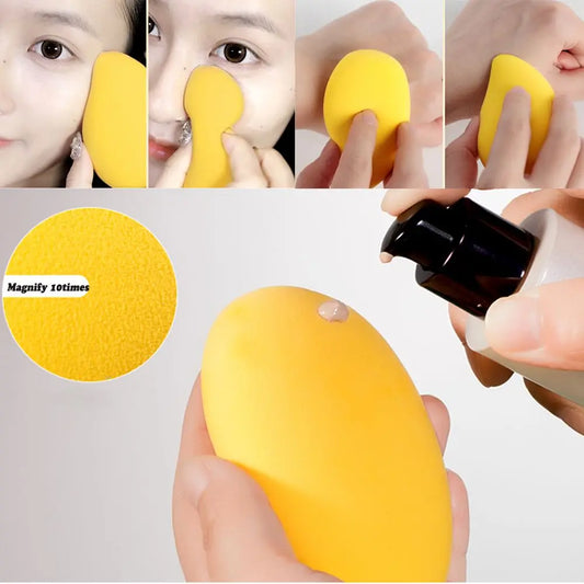 Colorful Makeup Sponge Marbling Water-drop Shape Foundation Concealer Sponge Mix Powder Cosmetic Puff Beauty Egg Make Up Tools