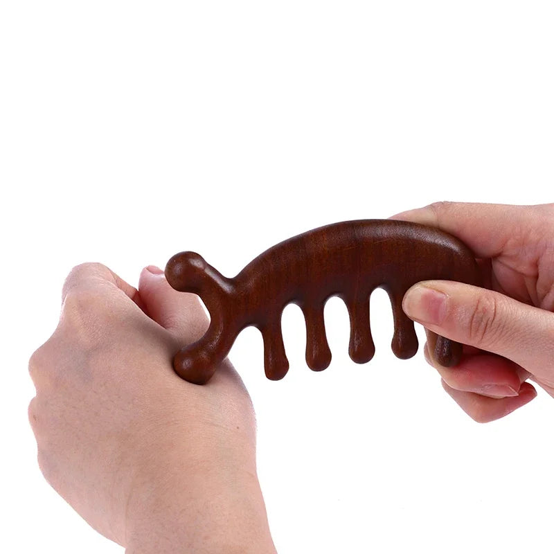 Specialized Round Head Massage Comb | Stimulate Scalp Circulation for Hair Growth | Anti-Static Wide Tooth Design