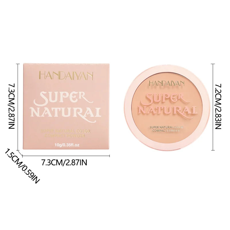 Lasting Oil Control Pressed Powder Bronzer Natural Brighten Waterproof Nude Setting Loose Translucent Powder Dupes Makeup Women
